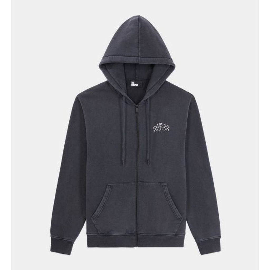 The Kooples - Sweat Hoodie Avec Print Skull And Flag - Homme