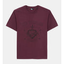 T-Shirt Manches Courtes Avec Print Coeur - Homme