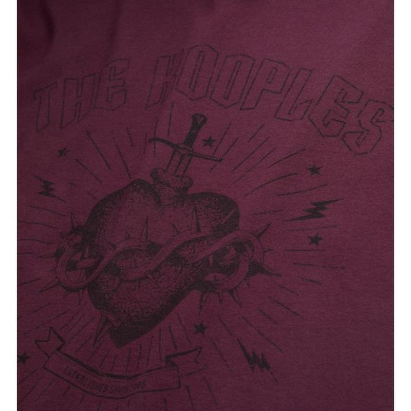 T-Shirt Manches Courtes Avec Print Coeur - Homme