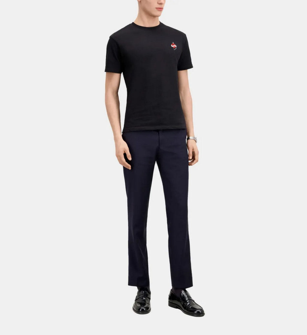 The Kooples - T-Shirt Manches Courtes Avec Print Coeur - Homme