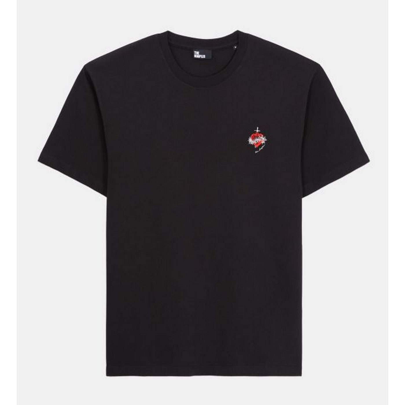 The Kooples - T-Shirt Manches Courtes Avec Print Coeur - Homme