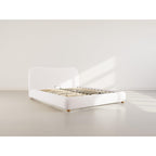 Hugo - Cama Canapé - 200 Cm - Tejido Borreguito - Beis