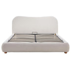 Hugo - Cama Canapé - 200 Cm - Tejido Borreguito - Beis
