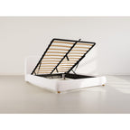 Hugo - Cama Canapé - 200 Cm - Tejido Borreguito - Beis