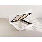 Hugo - Cama Canapé - 200 Cm - Tejido Borreguito - Beis