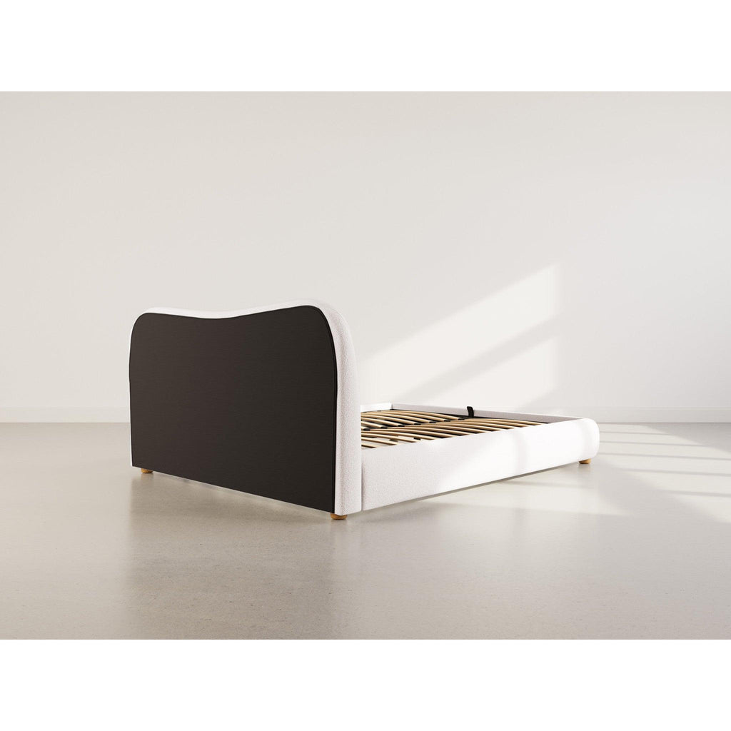 Hugo - Cama Canapé - 200 Cm - Tejido Borreguito - Beis