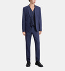 Chaqueta de traje de lana - Azul marino - Hombre
