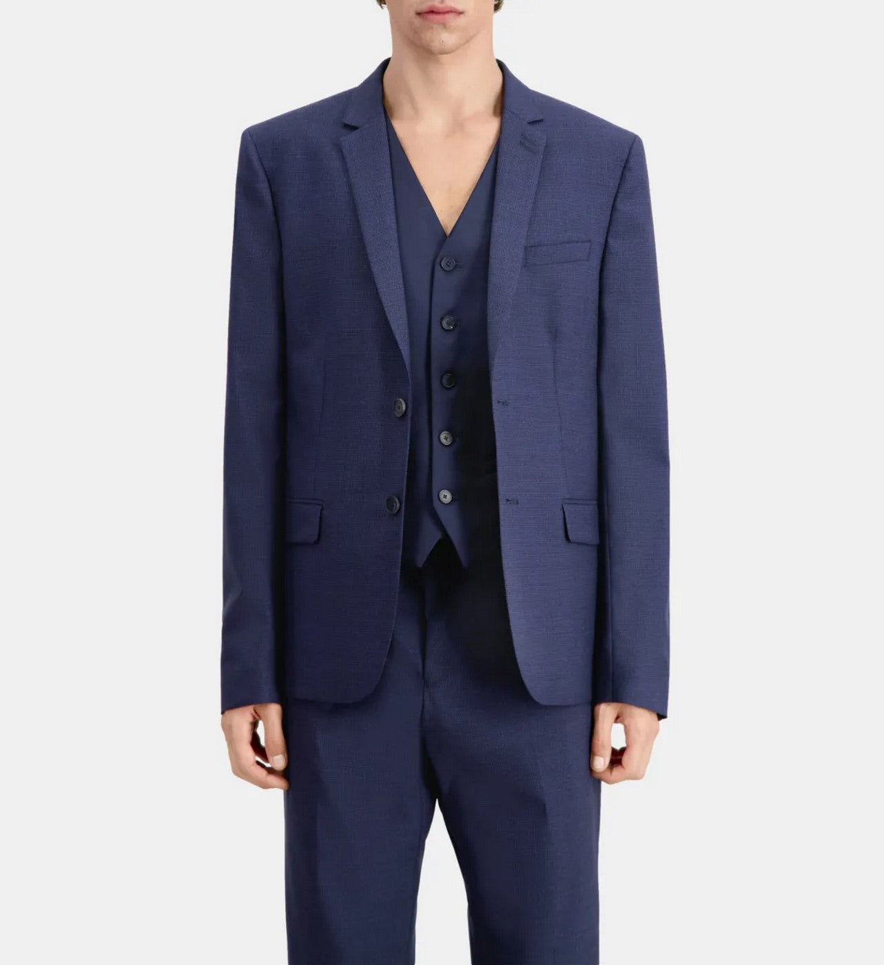 The Kooples - Chaqueta De Traje De Lana - Azul Marino - Hombre