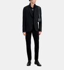 Veste De Costume En Laine - Noir - Homme