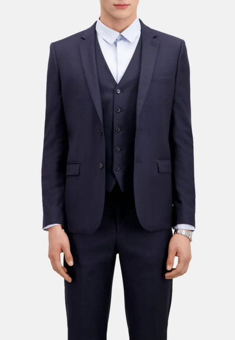 The Kooples - Americana Traje Lana - Azul Marino - Hombre