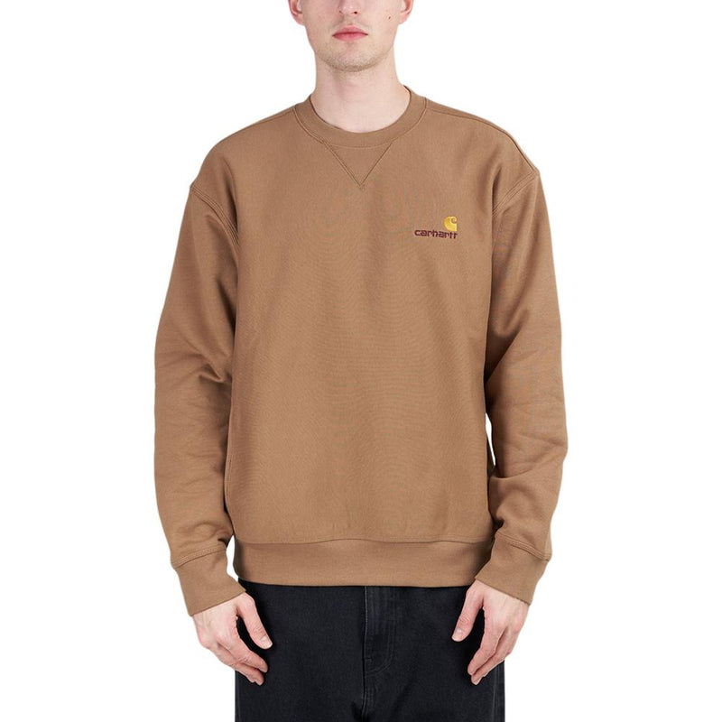 American Script Dusty H Sweatshirt - Brown - Men