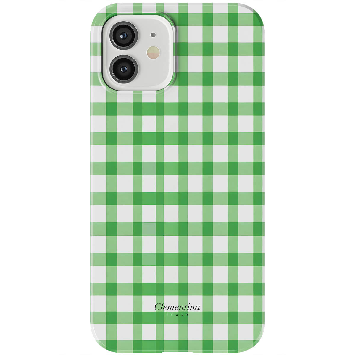 Green Gingham Tough MagSafe Case