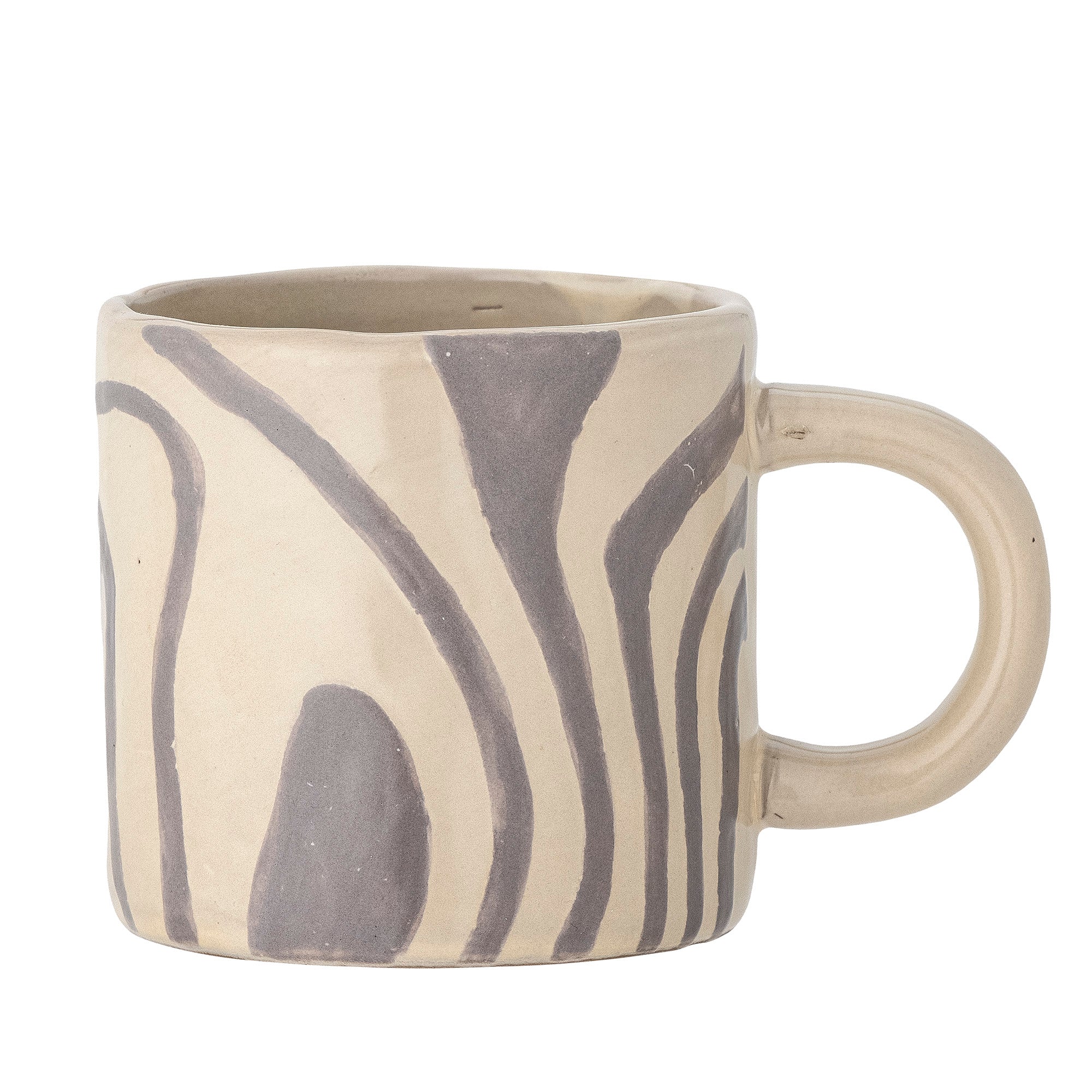 Ninka - Lot de 6 Tasses - Gris - Grès