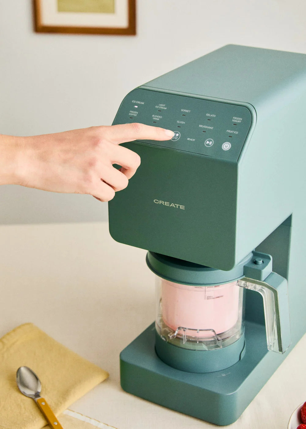 Ice Cream Maker Studio - Multifunction Ice Cream Maker 600 ml - 5 Tubs - Sage