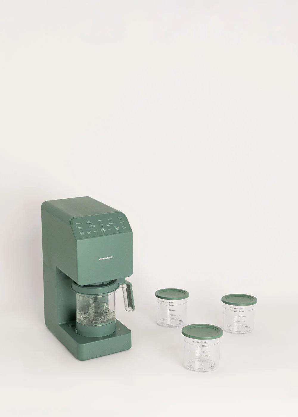 Ice Cream Maker Studio - Heladera Multifunción 600Ml - 3 Ollas - Salvia