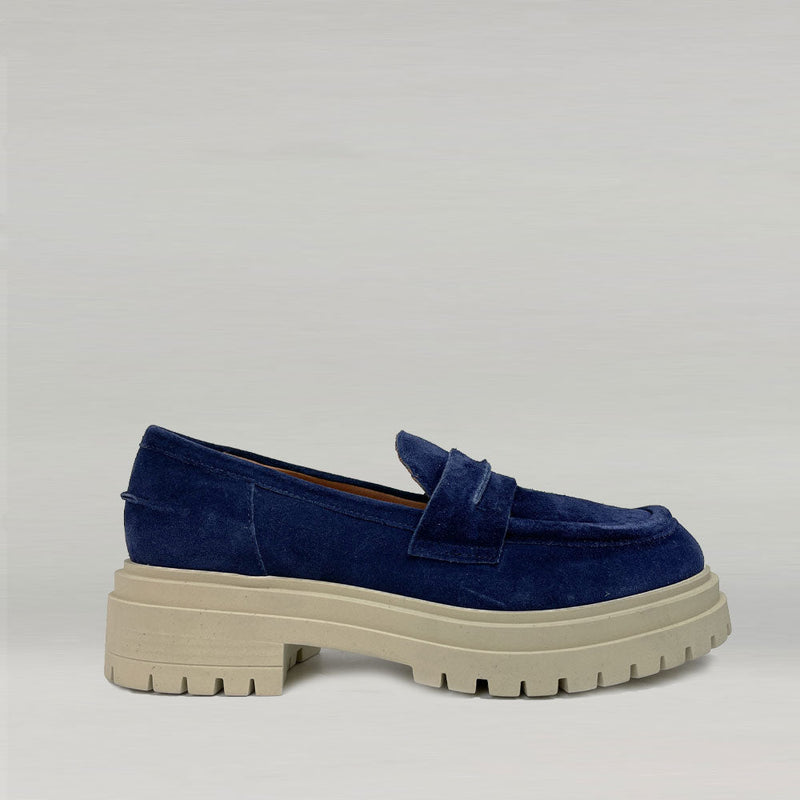 Mocassins Ann Tuil Idylle - Bleu Marine