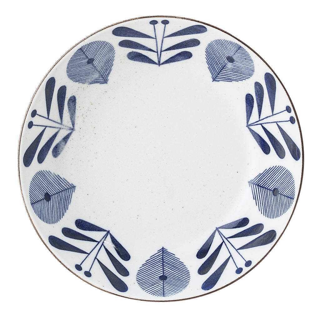 Camellia - Deep Plate - Blue - Porcelain