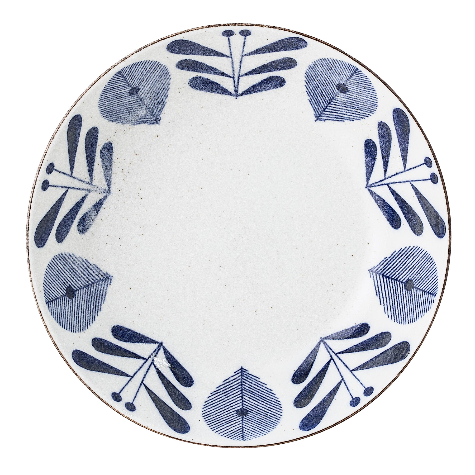 Camellia - Deep Plate - Blue - Porcelain