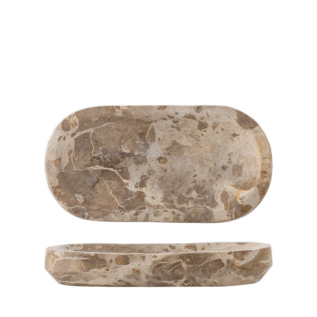 Shao - Set of 4 Trays - Natural - Marble