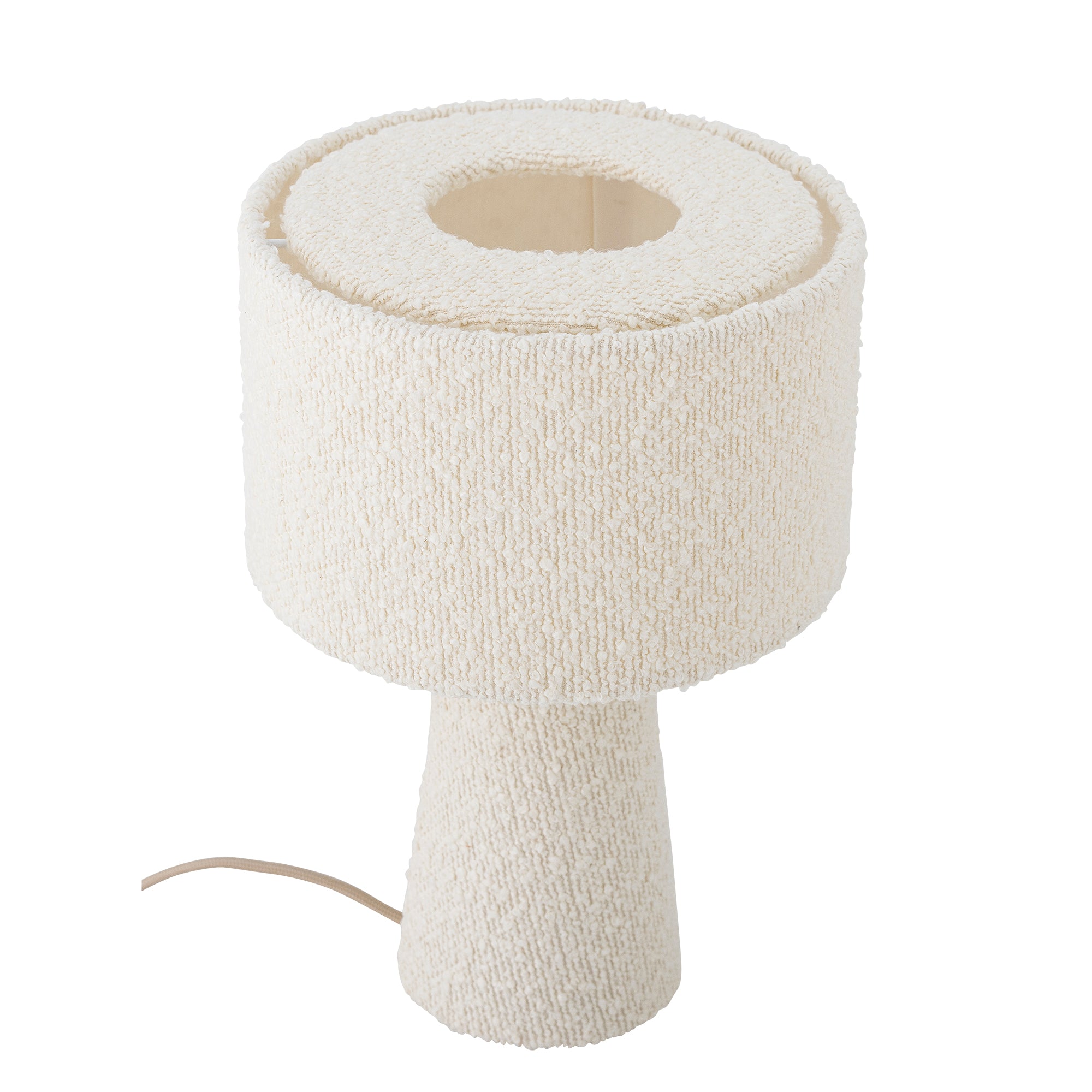 Emmie - Table Lamp - White - Polyester