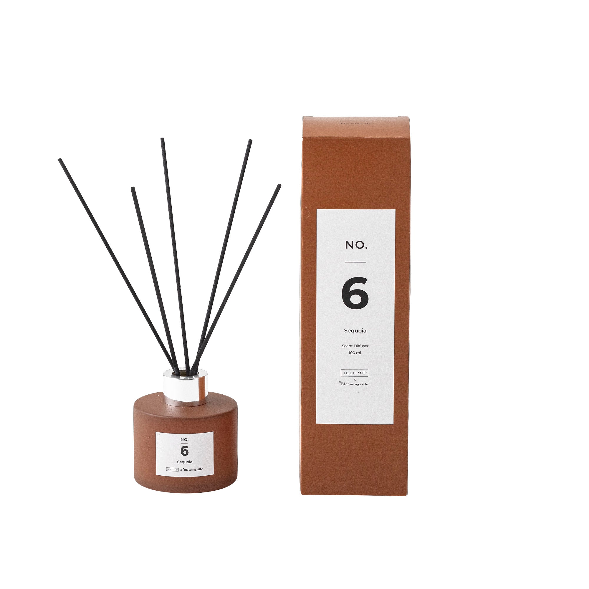 No. 6 - Sequoia - Difusor De Perfume - Marrón - Mezcla De Perfumes