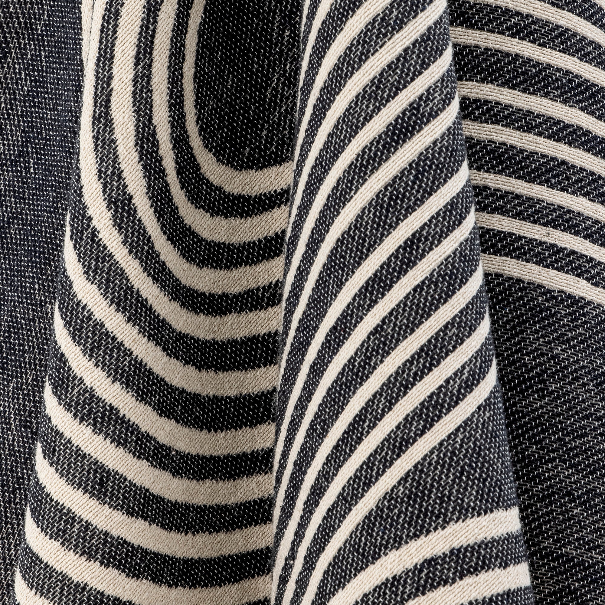 Anek - Throw - Black - Cotton