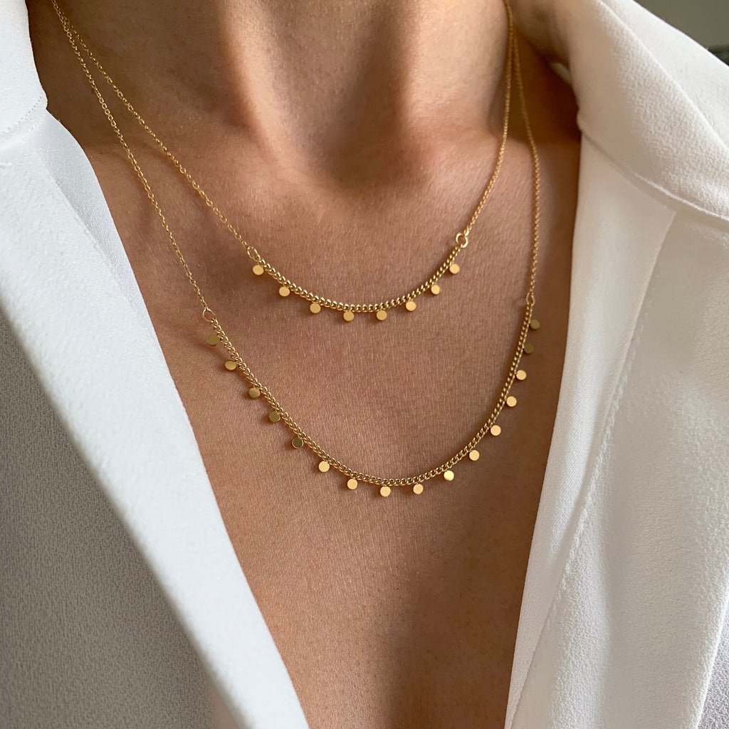 Collier Reflets Dorés