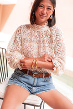 ILLÉA Ecru - Lace Blouse