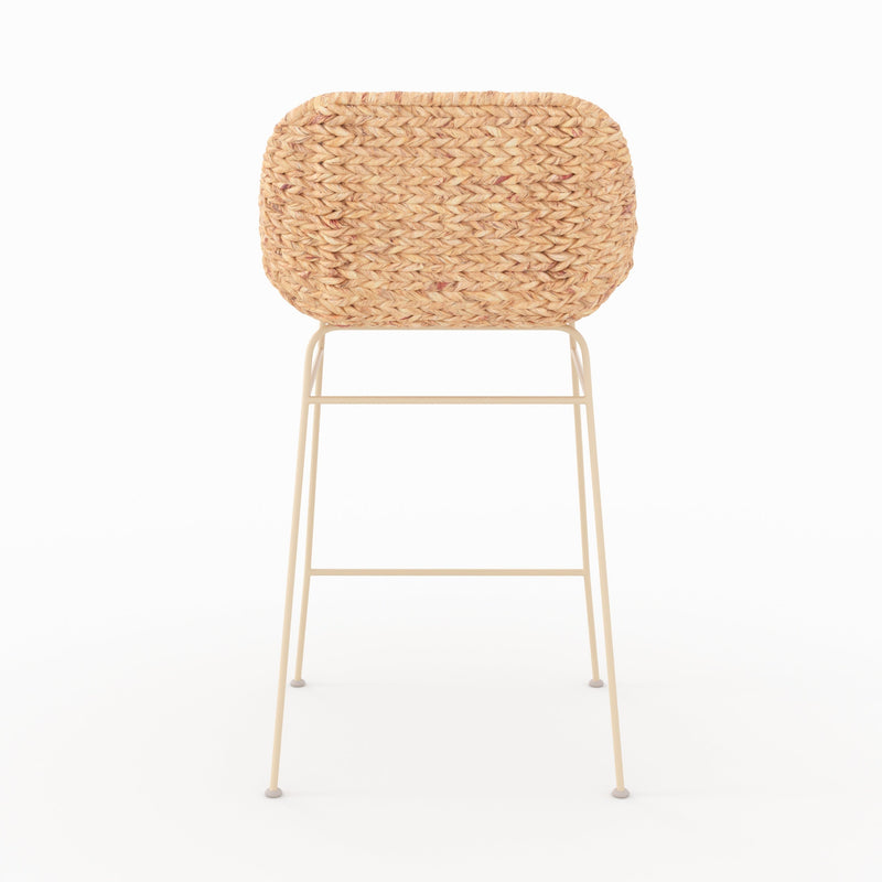 Lot de 2 chaises pour îlot central 66 cm Faro en matière naturelle