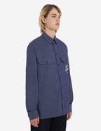 Café Chambray Shirt - Navy