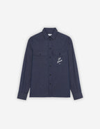 Café Chambray Shirt - Navy