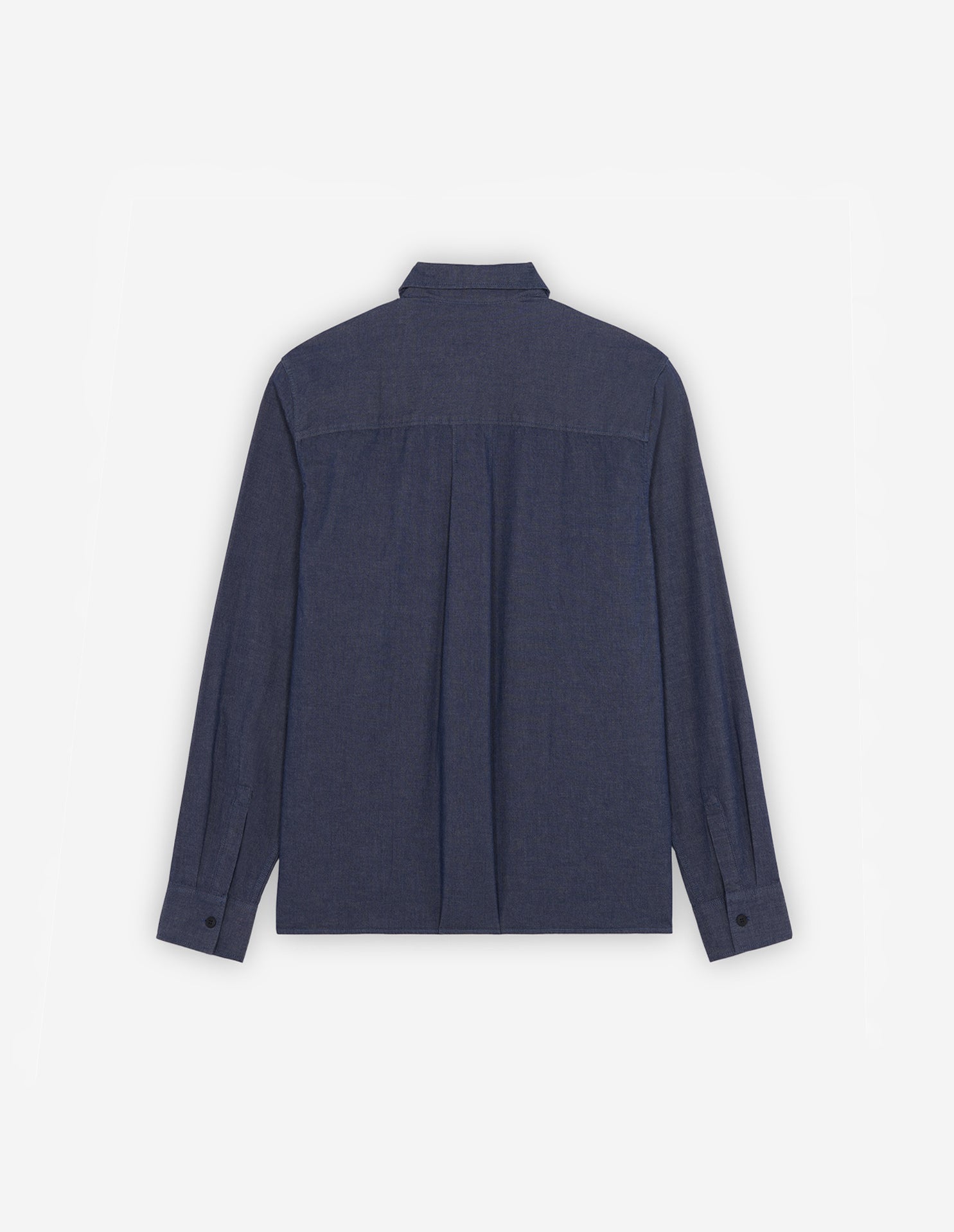 Café Chambray Shirt - Navy