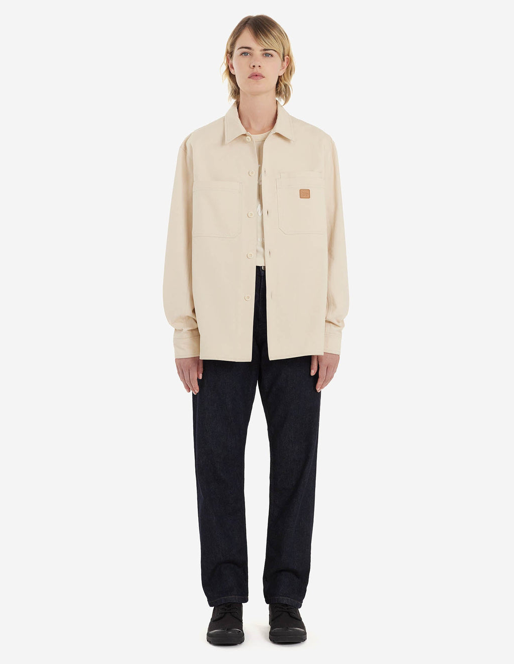 Camisa Café Workwear - Latte