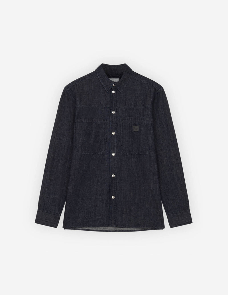 Chemise Café Denim Workwear - Indigo