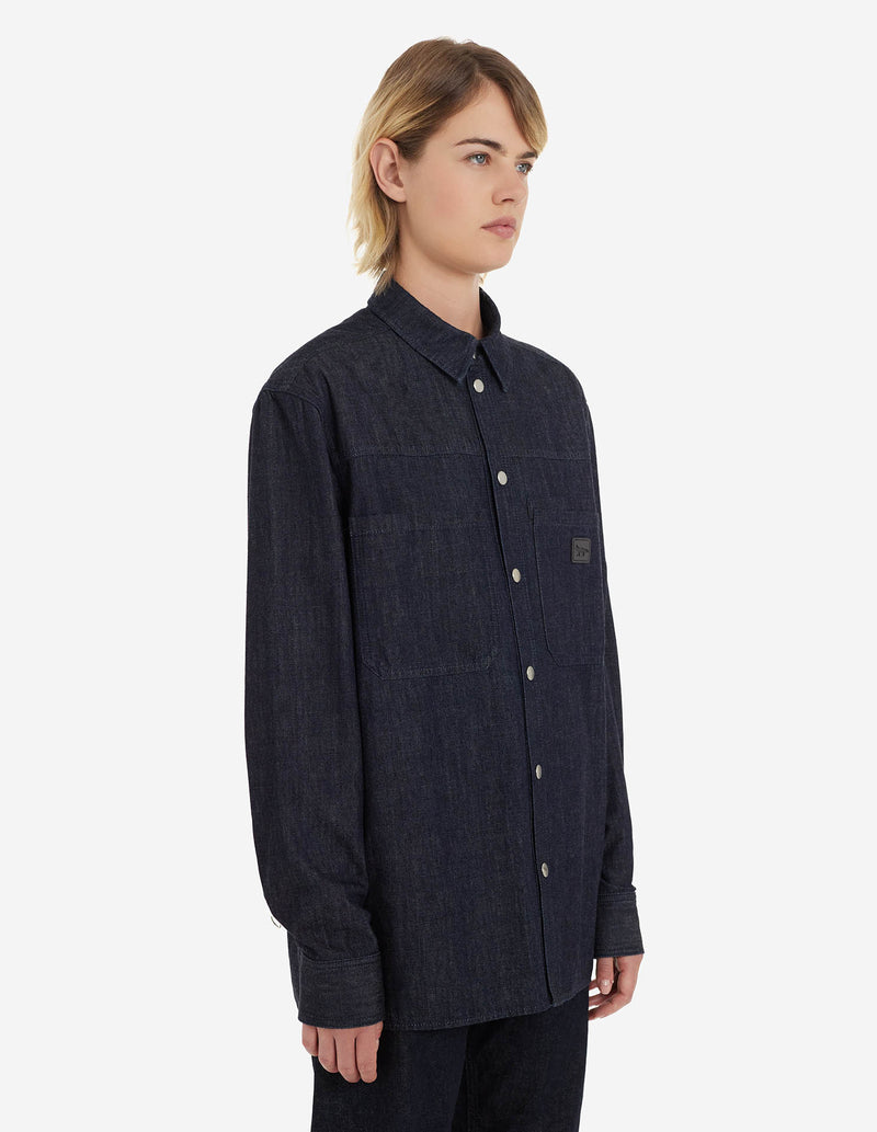 Chemise Café Denim Workwear - Indigo