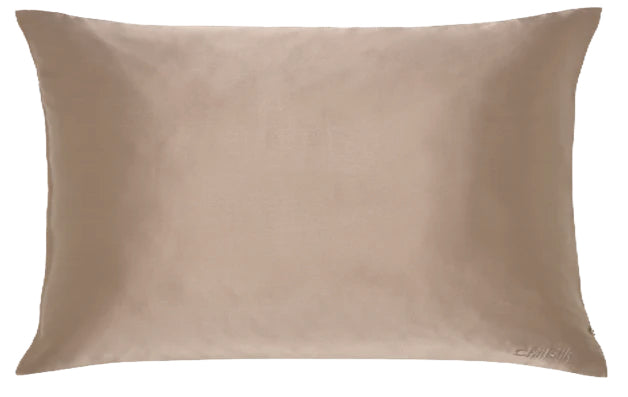 La Taie D'Oreiller En Soie - Taupe