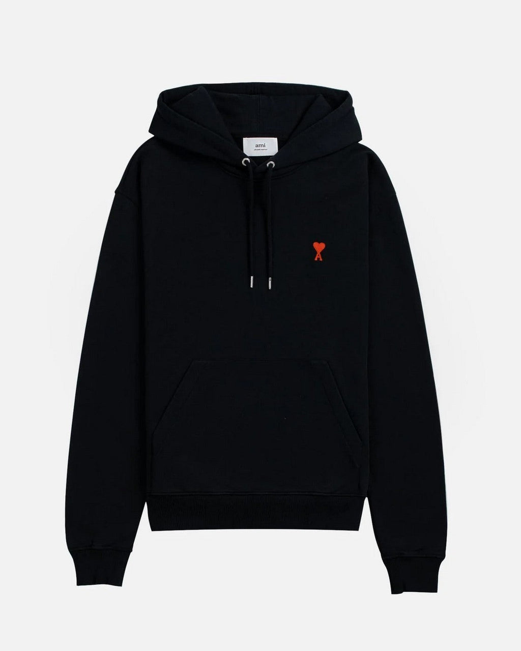 Ami Paris - Ami De Coeur Hoodie – Black Red
