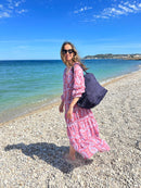 Sac Paula Raphia Bleu