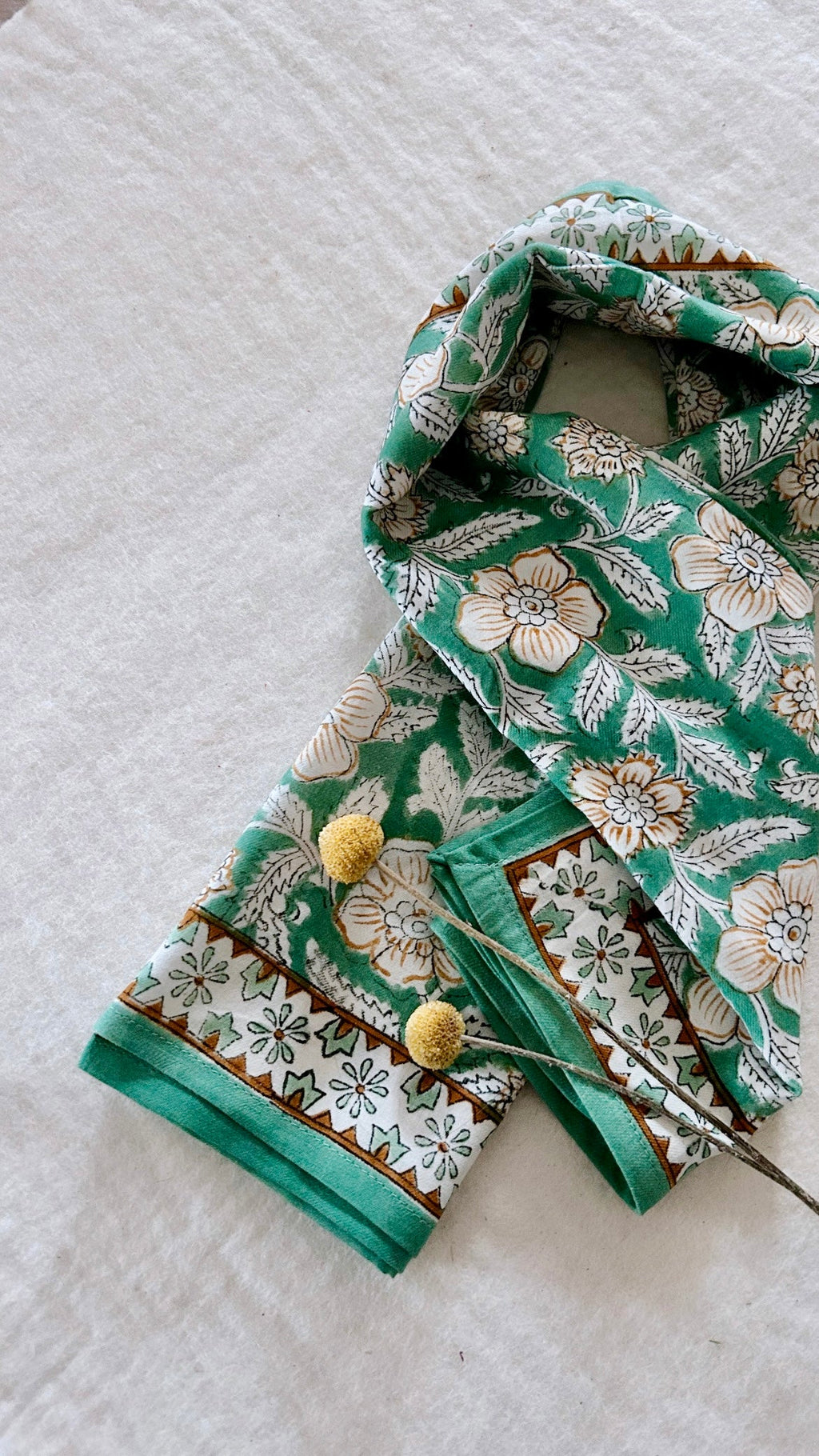 Foulard Adulte Delhi Jade