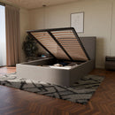 Pack - Ensemble Lit Coffre & Matelas À Mémoire De Forme - Jade - 26Cm