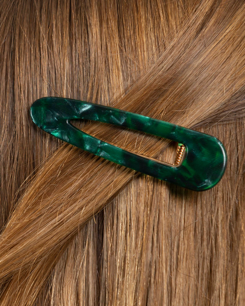 Barrettes Triangle - Vert