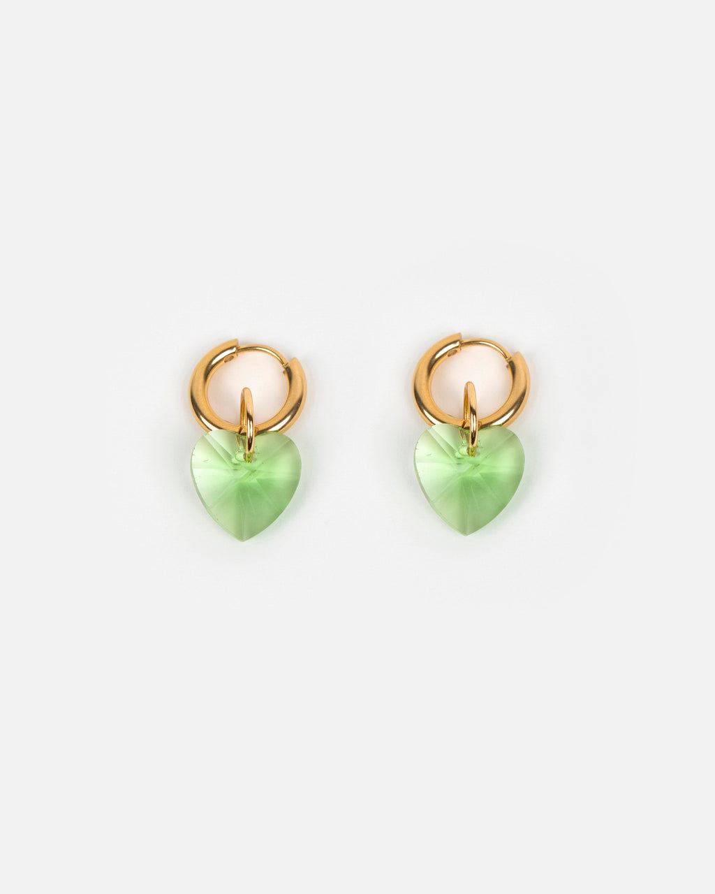 Boucles D'Oreilles Heart Attack - Vert