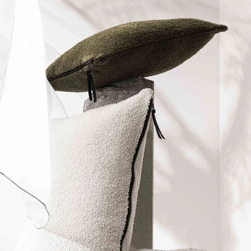 Erode Cushion Cover - Blanc - 3 Sizes