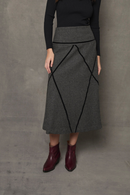 Jupe Losange Shetland Anthracite