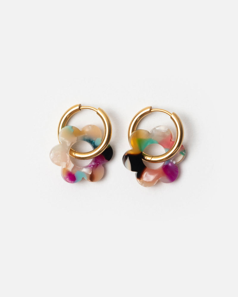 Baby Fleurette Earrings - Confetti