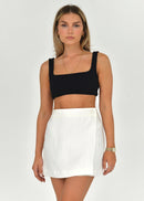 Jupe Farah Mini - White