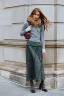 Jupe Losange Shetland Anthracite