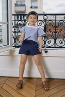 Blouse Gonzague - Rayures Bleues