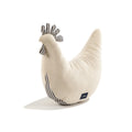 Coussin Poule de Grand-mère Dany Velvet Coton - Rayures Marine