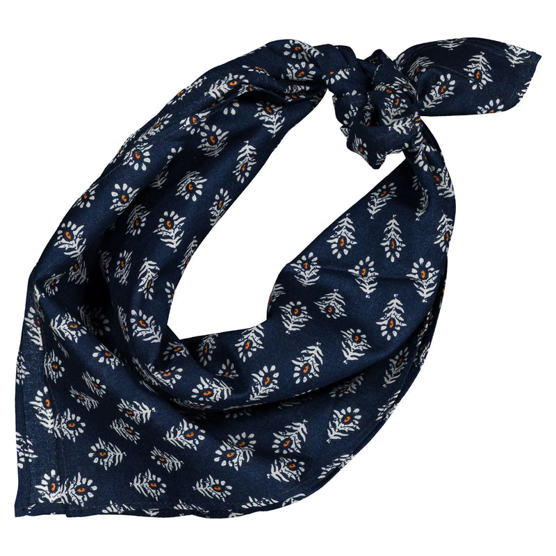 Foulard Vendôme - Bleu Blockprint